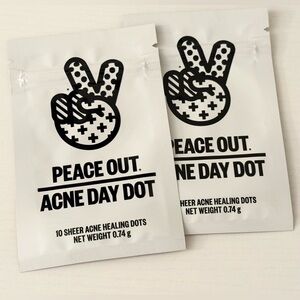 NEW 2 packs of peace out acne day dots